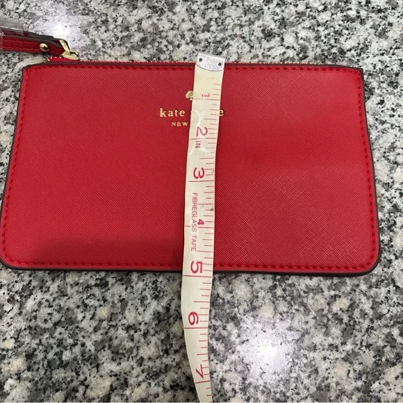 Kate Spade  Red Leather Wristlet - Picture 11 of 11